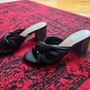Saks Fifth Avenue mules with 3” heel